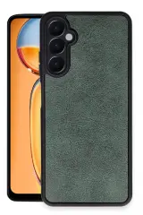 Newface Samsung Galaxy A25 5G Kılıf Aras Deri Kapak - Koyu Yeşil