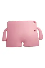 Newface Samsung Galaxy Tab A9 Kılıf Karakter Tablet Silikon - Açık Pembe