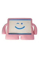 Newface Samsung Galaxy Tab A9 Kılıf Karakter Tablet Silikon - Açık Pembe