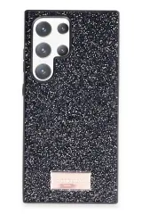 Onegif Samsung Galaxy S23 Ultra Bright Simli Kapak - Siyah