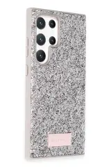 Onegif Samsung Galaxy S23 Ultra Bright Simli Kapak - Gümüş