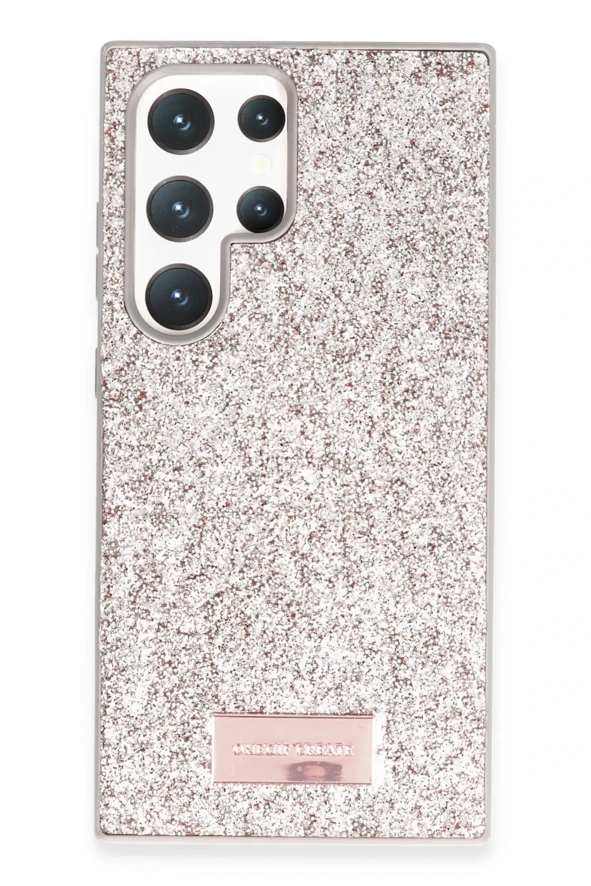 Onegif Samsung Galaxy S23 Ultra Bright Simli Kapak - Gold