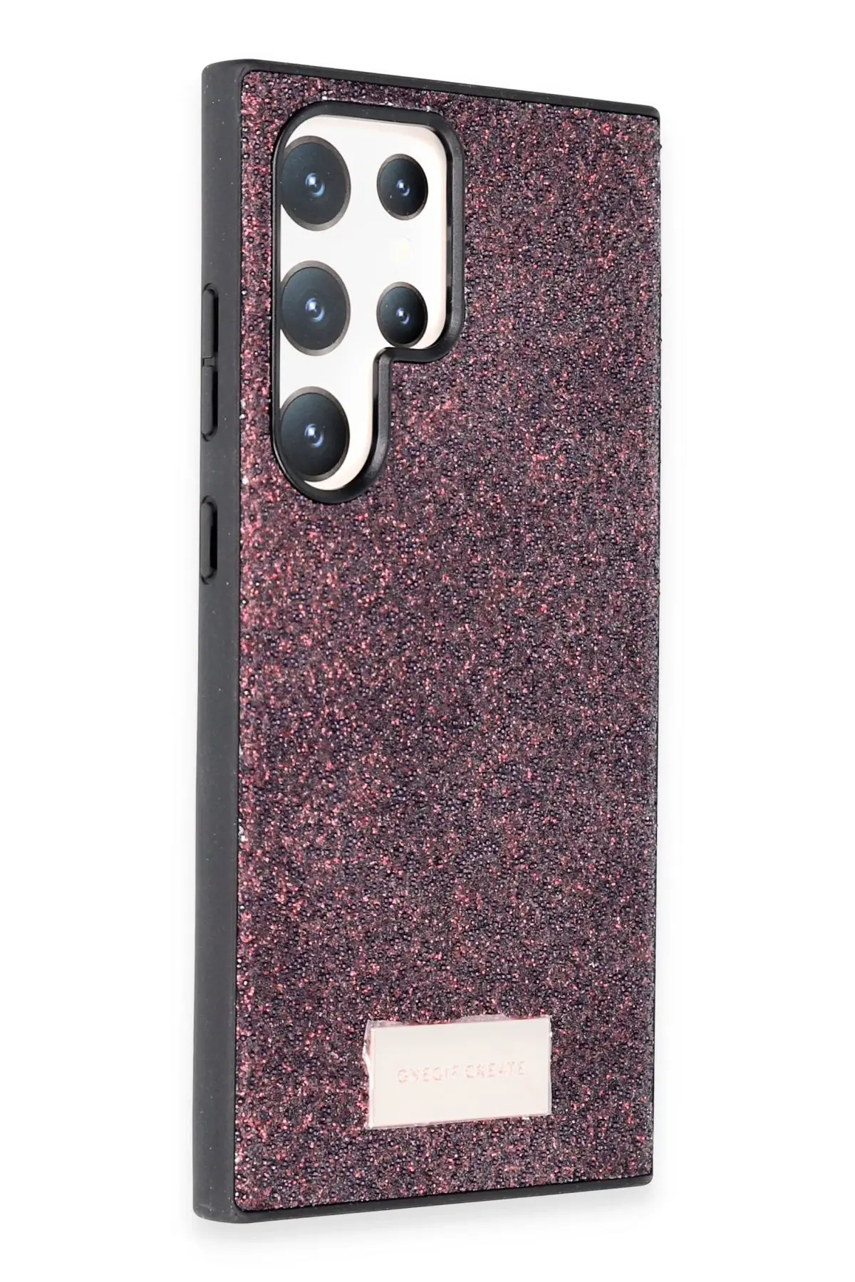 Onegif Samsung Galaxy S24 Ultra Bright Simli Kapak - Derin Mor