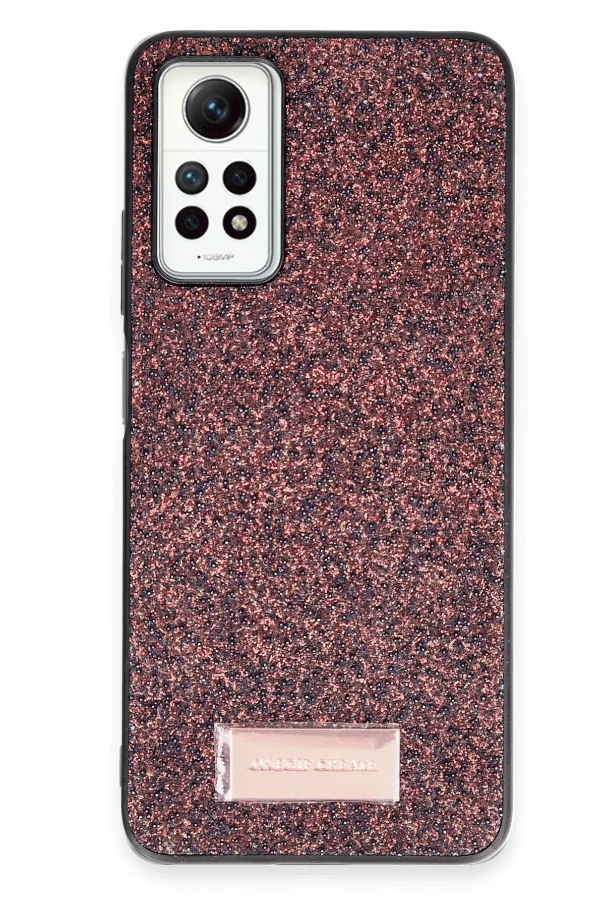 Onegif Xiaomi Redmi Note 12 Pro 4G Bright Simli Kapak - Derin Mor