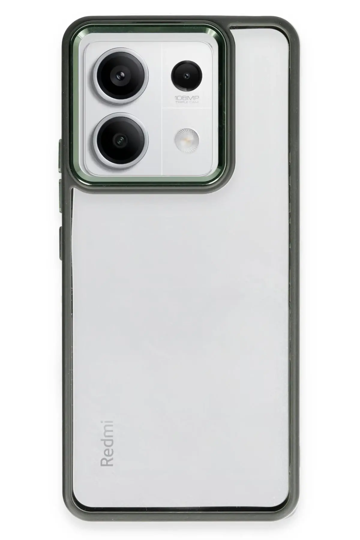 Newface Xiaomi Redmi Note 13 Pro 4G Kılıf Power Silikon - Koyu Yeşil