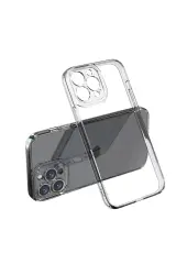 Newface iPhone 16 Pro Kılıf Lüx Şeffaf Silikon