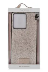 Onegif Xiaomi Redmi 13C Bright Simli Kapak - Pembe