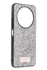 Onegif Xiaomi Redmi A3 4G Bright Simli Kapak - Gümüş