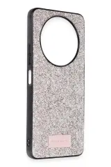 Onegif Xiaomi Redmi A3 4G Bright Simli Kapak - Gold