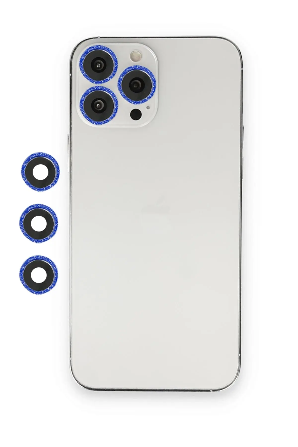 Newface iPhone 12 Pro Max Shine Kamera Lens - Lacivert