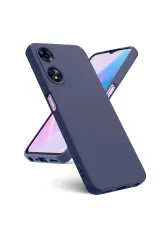 Newface Oppo A38 Kılıf First Silikon - Lacivert