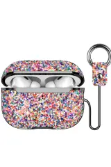 Onegif Airpods 2 (2.nesil) Bright Simli Airpods Kapak - Gold