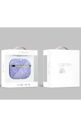 Onegif Airpods 2 (2.nesil) Bright Simli Airpods Kapak - Pembe