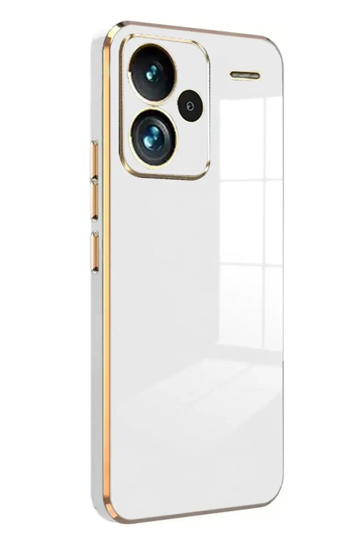 Newface Xiaomi Redmi Note 13 Pro Plus Kılıf Volet Silikon - Beyaz