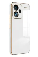 Newface Xiaomi Redmi Note 13 Pro Plus Kılıf Volet Silikon - Beyaz