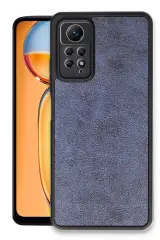 Newface Xiaomi Redmi Note 12 Pro 4G Kılıf Aras Deri Kapak - Lacivert