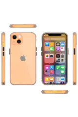 Newface iPhone 13 Mini Kılıf Miami Şeffaf Silikon - Şeffaf