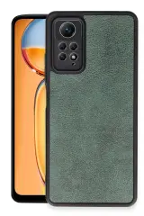 Newface Xiaomi Redmi Note 12 Pro 4G Kılıf Aras Deri Kapak - Koyu Yeşil