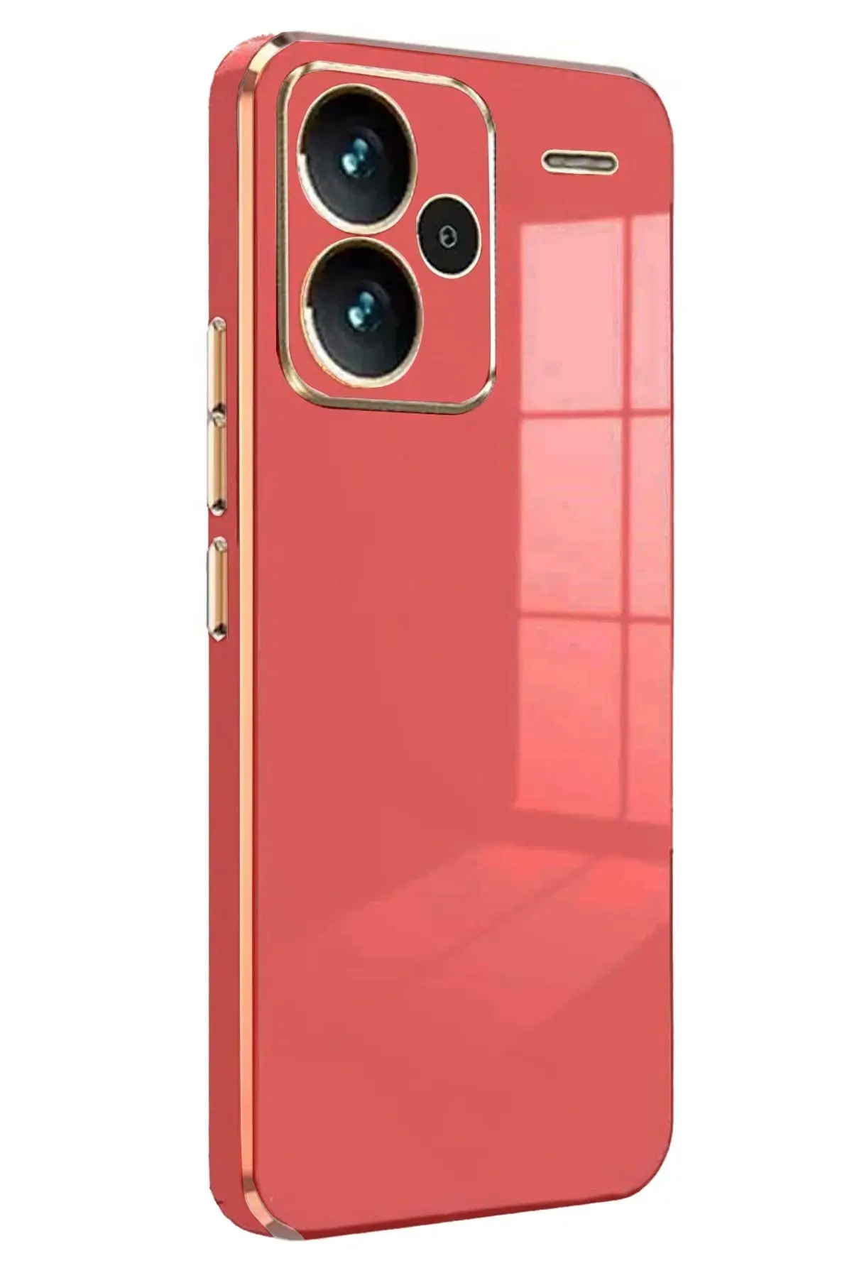 Newface Xiaomi Redmi Note 13 Pro Plus Kılıf Volet Silikon - Kırmızı