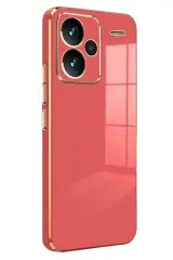 Newface Xiaomi Redmi Note 13 Pro Plus Kılıf Volet Silikon - Kırmızı