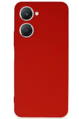Newface Vivo Y18 Kılıf First Silikon - Kırmızı