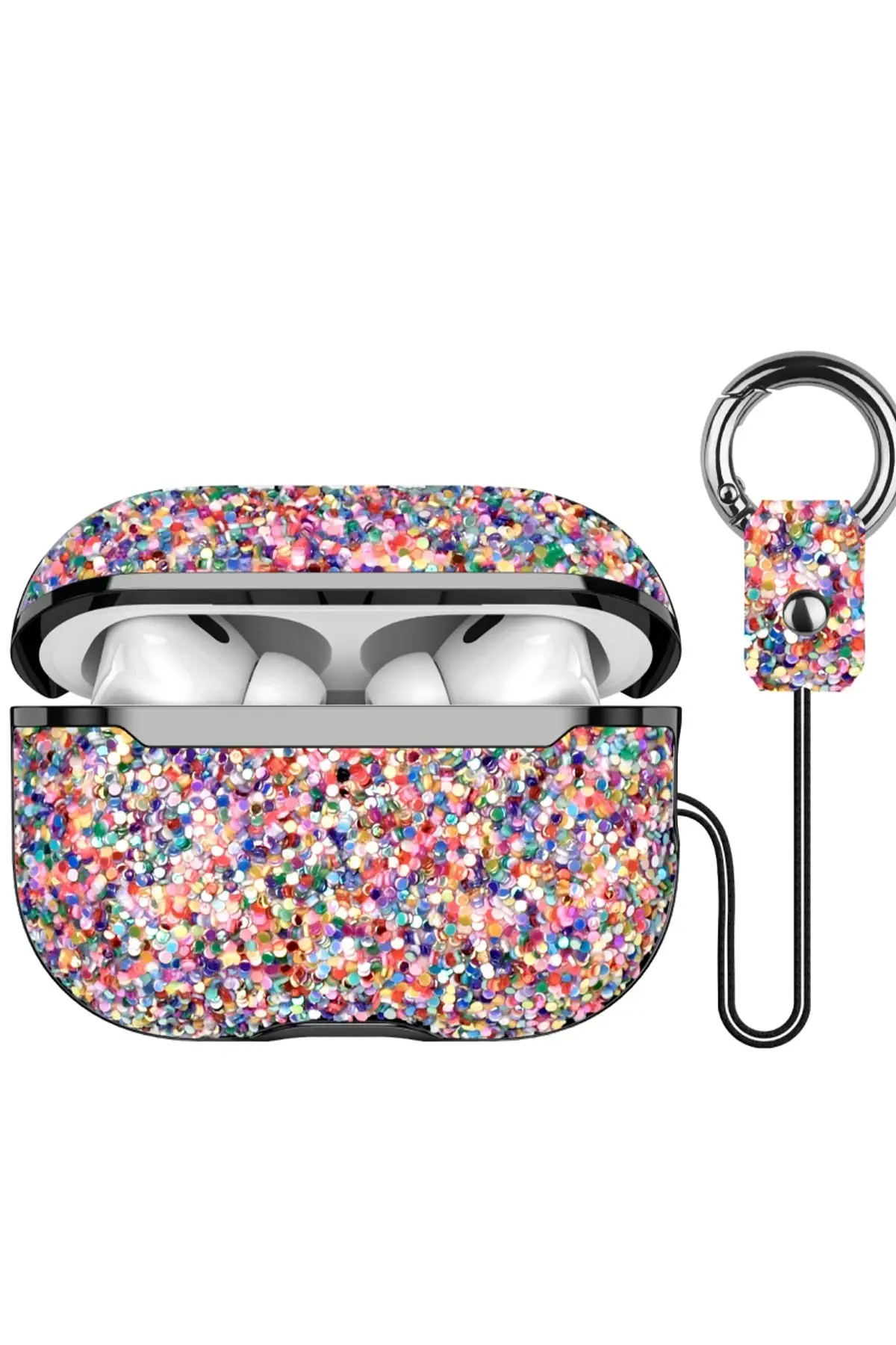 Onegif Airpods 3 (3.nesil) Bright Simli Airpods Kapak - Gold