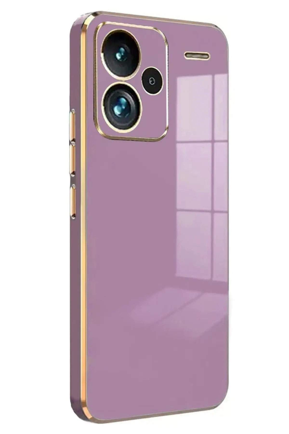 Newface Xiaomi Redmi Note 13 Pro Plus Kılıf Volet Silikon - Mor