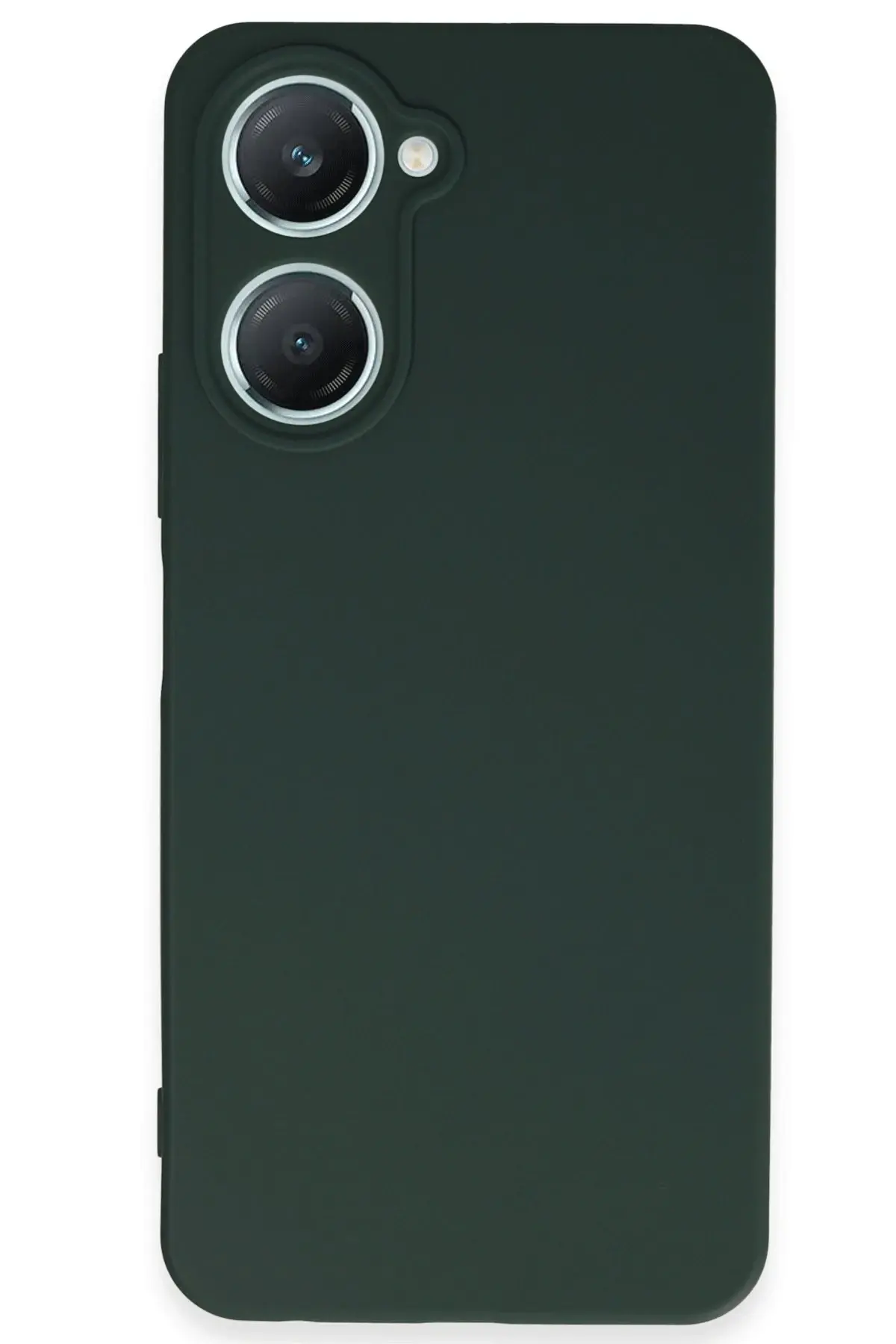 Newface Vivo Y18 Kılıf First Silikon - Koyu Yeşil