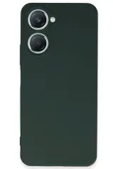 Newface Vivo Y18 Kılıf First Silikon - Koyu Yeşil
