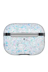 Onegif Airpods Pro 2 (2.nesil) Bright Simli Airpods Kapak - Gümüş