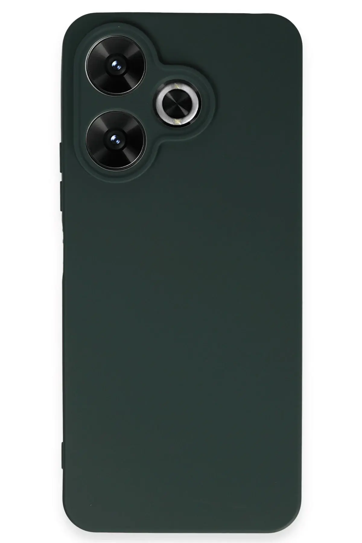 Newface Xiaomi Redmi 13 4G Kılıf First Silikon - Koyu Yeşil