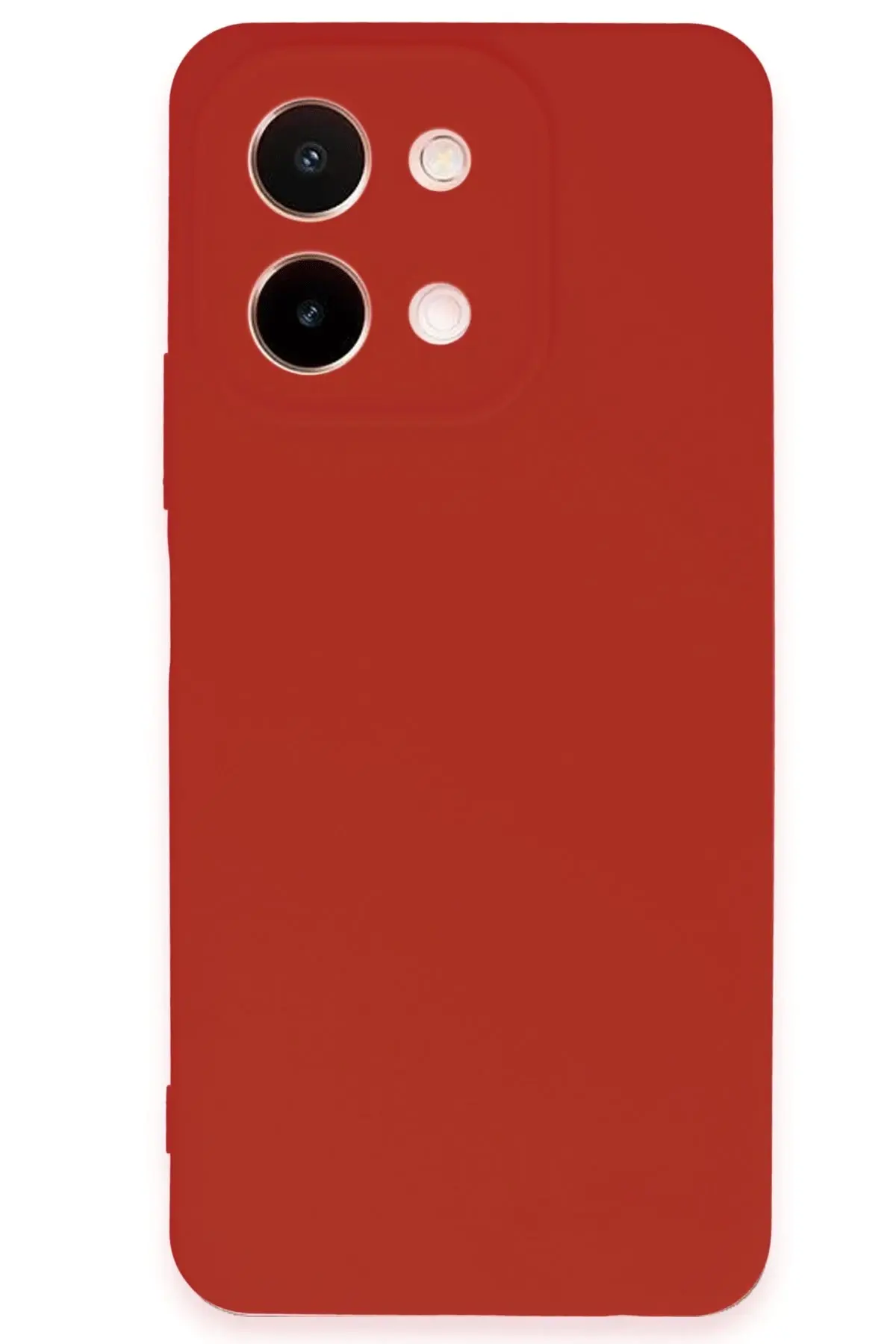 Newface Vivo Y28 Kılıf First Silikon - Kırmızı