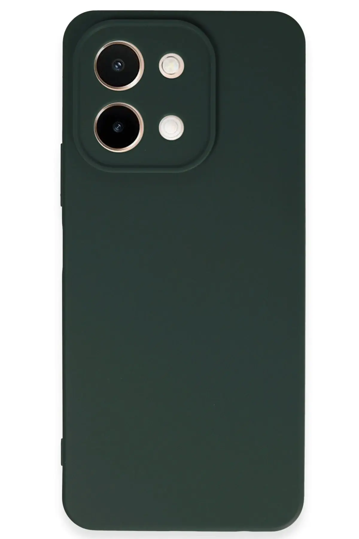 Newface Vivo Y28 Kılıf First Silikon - Koyu Yeşil