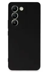 Newface Vivo V30 Lite 4G Kılıf First Silikon - Siyah