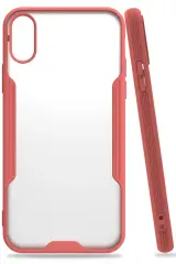 Newface iPhone X Kılıf Platin Silikon - Pembe