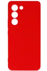 Newface Vivo V30 Lite 4G Kılıf First Silikon - Kırmızı