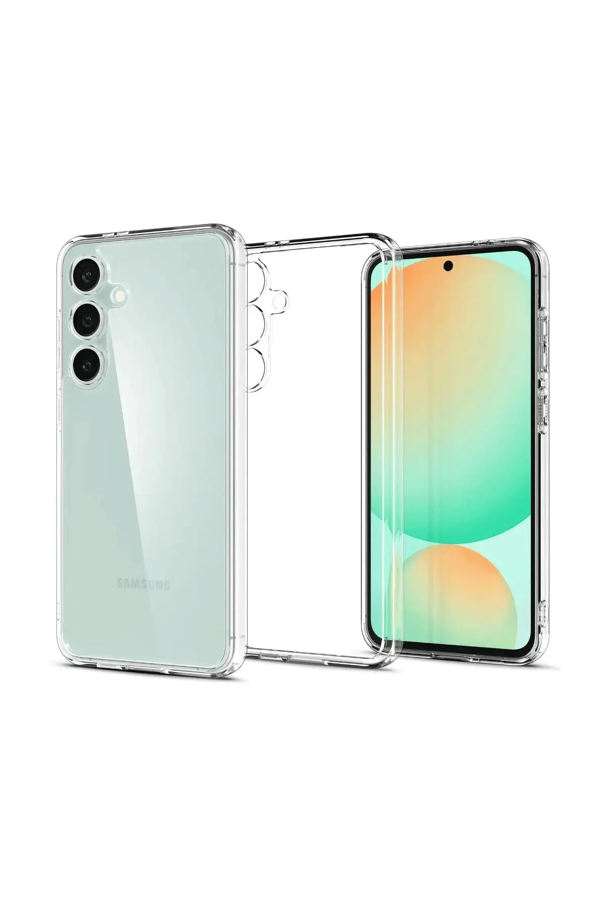 Newface Samsung Galaxy S24 FE Kılıf Lüx Şeffaf Silikon