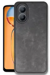 Newface Oppo A38 Kılıf Aras Deri Kapak - Siyah