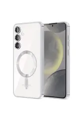 Newface Samsung Galaxy S23 Kılıf Kross Magneticsafe Kapak - Titan Gri