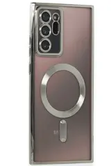 Newface Samsung Galaxy Note 20 Ultra Kılıf Kross Magneticsafe Kapak - Titan Gri