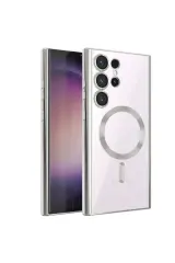 Newface Samsung Galaxy S22 Ultra Kılıf Kross Magneticsafe Kapak - Titan Gri