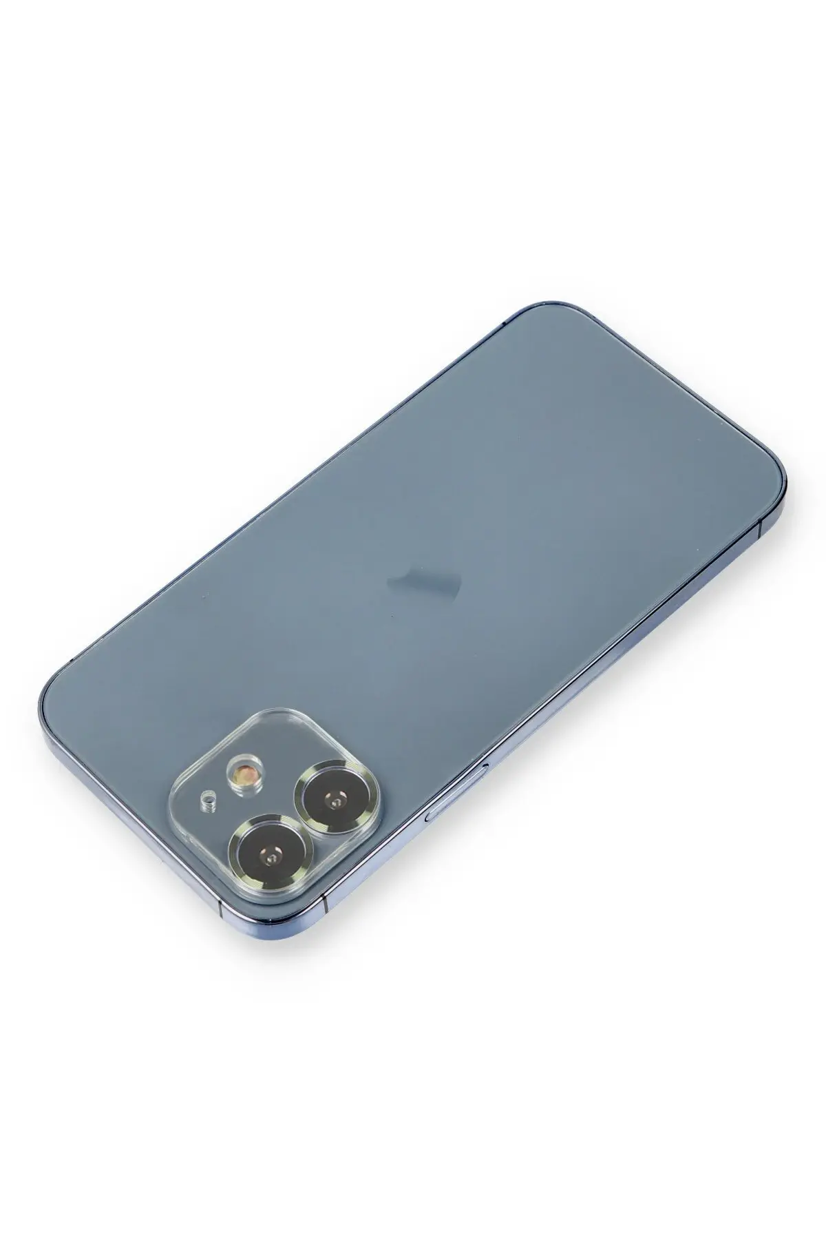 Newface iPhone 12 Metal Kamera Lens Koruma Cam - Koyu Yeşil