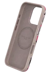 Onegif iPhone 14 Pro Flower Series Magsafe Kapak - Beyaz