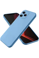 Newface Realme Note 50 4G Kılıf First Silikon - Mavi