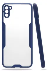 Newface Samsung Galaxy A11 Kılıf Platin Silikon - Lacivert