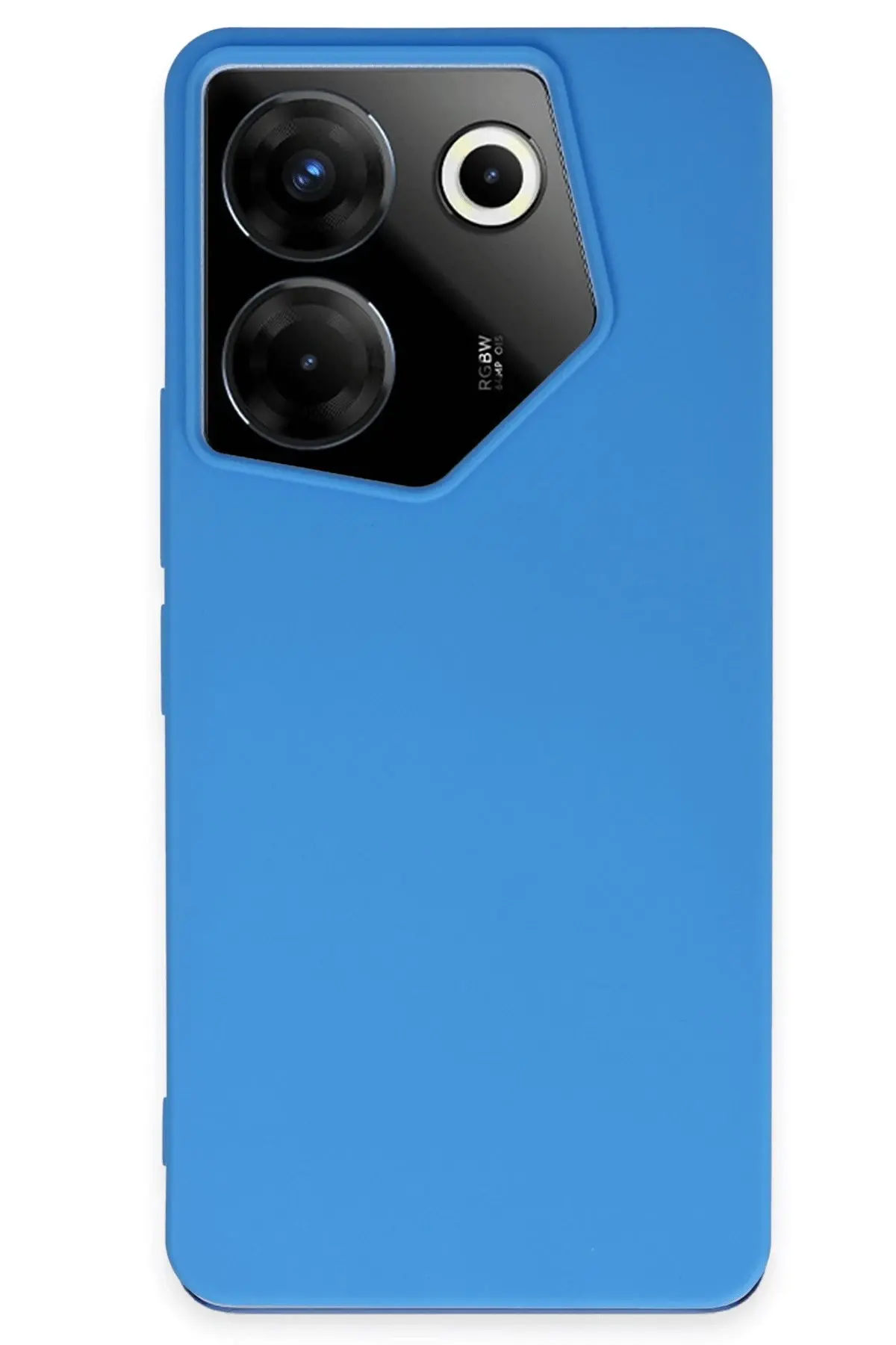 Newface Tecno Camon 20 Pro 5G Kılıf First Silikon - Mavi
