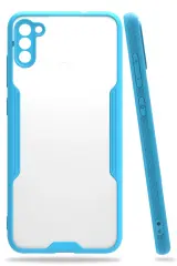 Newface Samsung Galaxy A11 Kılıf Platin Silikon - Mavi