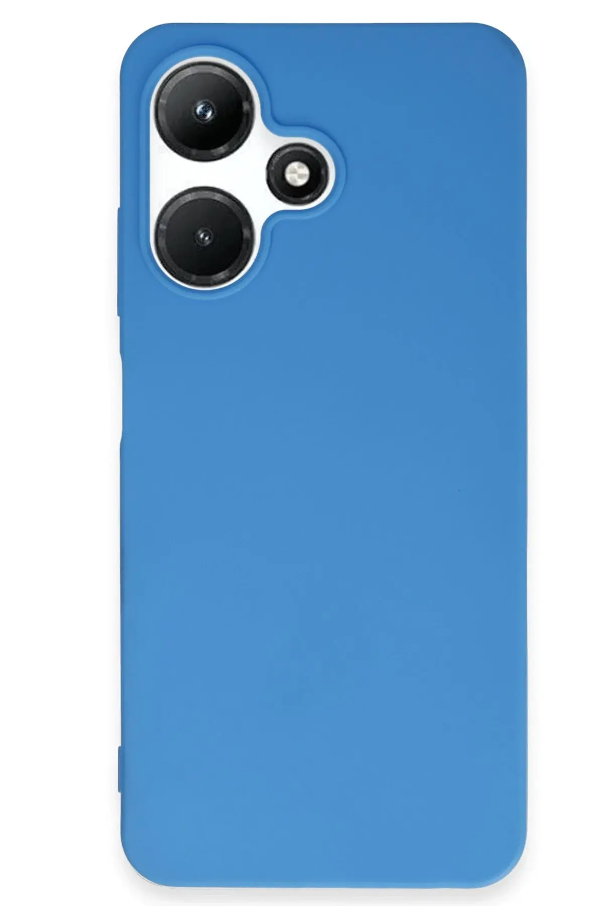 Newface İnfinix Hot 30i Kılıf First Silikon - Mavi