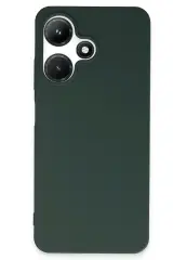 Newface İnfinix Hot 30i Kılıf First Silikon - Koyu Yeşil