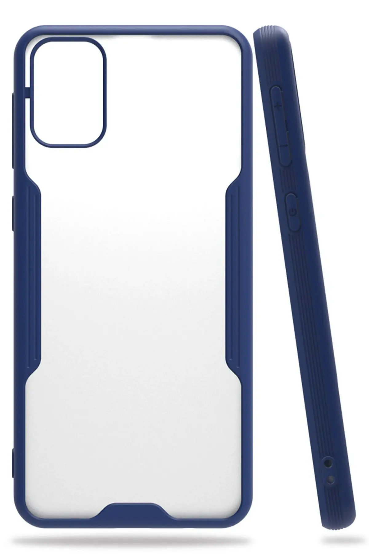 Newface Samsung Galaxy M31 Kılıf Platin Silikon - Lacivert